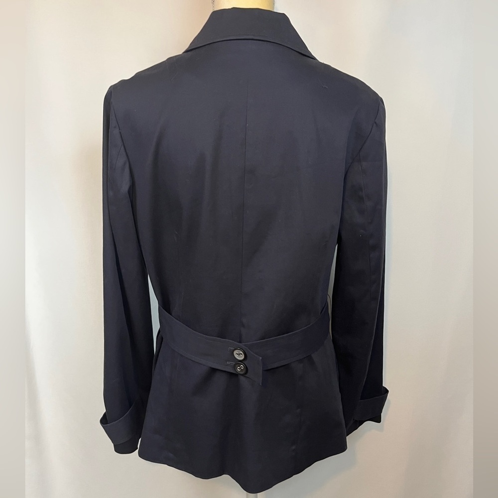Apostrophe Blue Button Down Coat with Lining Size 12 - Picture 6 of 9